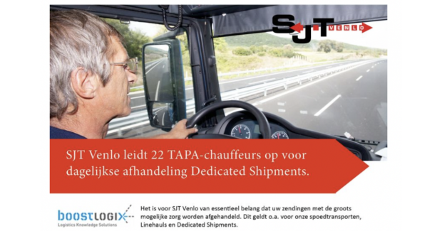 Boostlogix helpt 22 chauffeurs aan TAPA-certificaat